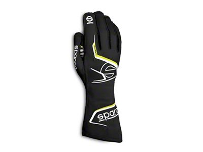 Sparco Gloves Arrow Kart 10 BLK/YEL - 00255710NRGF