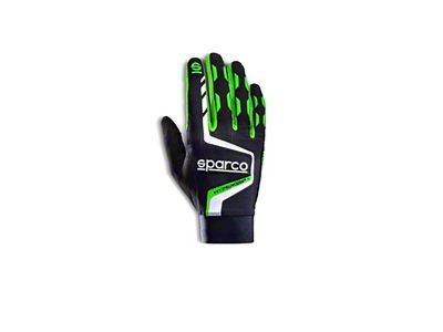 Sparco Gloves Hypergrip+ 09 Black/Green - 00209509NRVF
