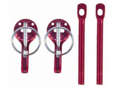 Sparco Hood Pin Red - 01606AR