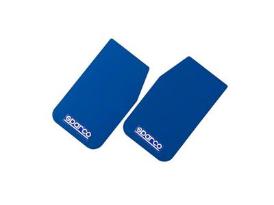 Sparco Mud Flap Pair Blue - 03791AZ