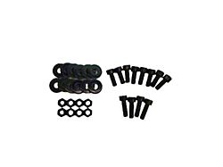 Sparco Seat Hardware Spacer Kit Side Mount - Black Zinc 