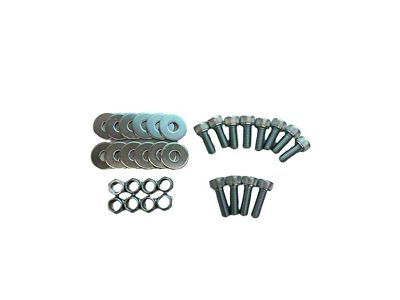 Sparco Seat Hardware Spacer Kit Side Mount - Silver Zinc - 50002ZS