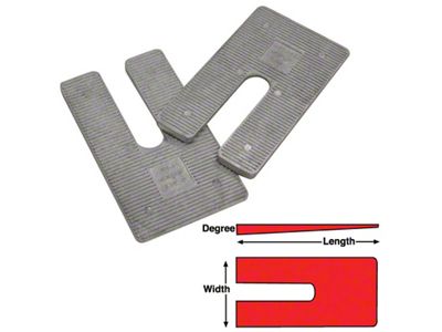 AL SHIMS 4X6.5X2 deg. 6