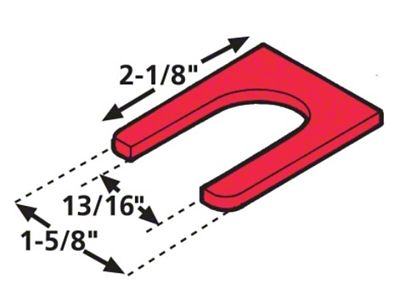 Tandem Shim-FRTLNR 1/8in 100
