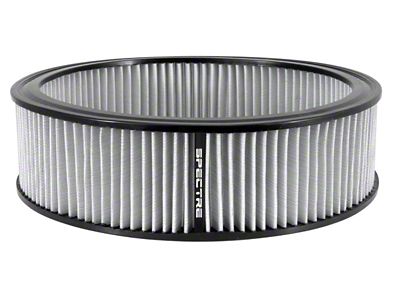 Spectre Round Air Filter 14in. x 4in. - White - HPR0138W