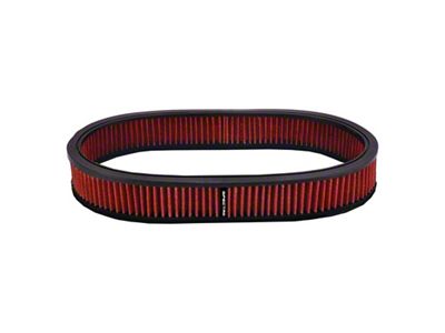 Spectre Air Filter Oval 12in. x 2in. - Red - HPR4808