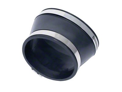 Spectre Oval to Round Coupler 4in. PVC - Black - 9791