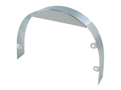 Spectre Radiator Fan Shroud; 3-Inch; Chrome (Universal; Some Adaptation May Be Required)