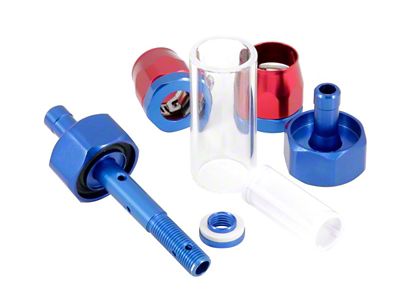 Spectre Pro-Plumbing Fuel Filter 3/8in. - Red/Blue - 2220