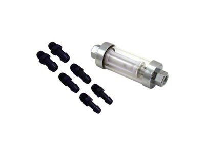 Spectre Premium Clearview Fuel Filter Incl. 1/4in. / 5/16in. / - 2369