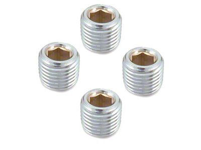 Spectre Pipe Plug 1/4in. NPT - 4 Pack - 6048