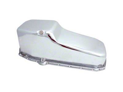 Spectre 55-79 SB Chevy Oil Pan w/4 Qt. Capacity - Chrome