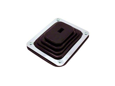 Spectre Shift Boot Small - Black Rubber w/Chrome Plated Steel - 6283