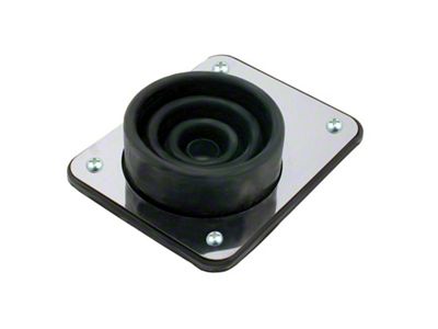 Spectre Shift Boot - Round Boot w/Chrome Plated Steel Rectangular - 6285