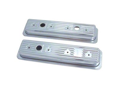 Spectre SB Chevy Center Bolt Valve Cover Set - Chrome - 5260