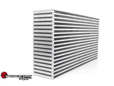 SpeedFactory Racing Air to Air Intercooler Core; 12-Inch x 18-Inch x 6-Inch (Universal; Some Adaptation May Be Required)