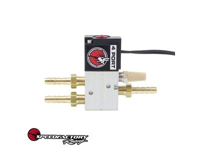 SpeedFactory Racing Boost Control Solenoid Kit; 4-Port (Universal; Some Adaptation May Be Required)