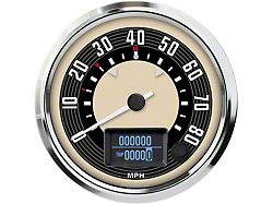 Speedhut VW Series 4-1/2-Inch 80 MPH GPS Speedometer (Universal; Some Adaptation May Be Required)