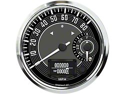 Speedhut VW Series 4-1/2-Inch Dual Gauge; 80 MPH GPS Speedometer; Fuel Level (Universal; Some Adaptation May Be Required)