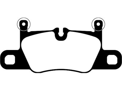 EBC Brakes Extra Duty Brake Pad Sets Rears Only - ED92371