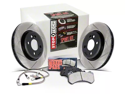 StopTech Sport Axle Pack; Drilled & Slotted; Front - 978.34015F