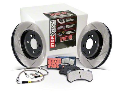 StopTech Sport Axle Pack; Drilled & Slotted; Front - 978.44016F