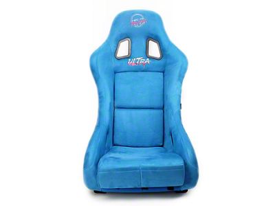 NRG Innovations FRP Bucket Seat ULTRA Edition - Medium Blue Alcantara/Pearlized - FRP-303BL-ULTRA