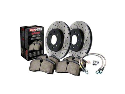 StopTech Sport Axle Pack; Drilled & Slotted; Rear - 978.35012R