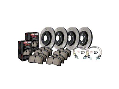 StopTech Sport Axle Pack; Slotted; 4 Wheel - 977.44003
