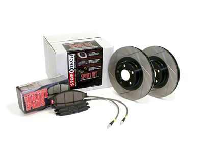 StopTech Sport Axle Pack; Slotted; 4 Wheel