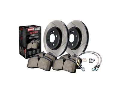 StopTech Sport Axle Pack; Slotted; Front - 977.65001F