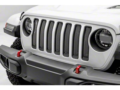 T-REX Grilles Sport Series Grille; Small Mesh; Stainless Steel; Polished; 1 Pc; Insert; - 44493