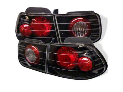 Spyder Auto Honda Civic 96-00 2Dr Euro Style Tail Lights Black - 5004796