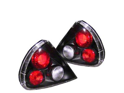Spyder Auto Mitsubishi Mirage 99-02 2/4Dr Euro Style Tail Lights Black - 5006493