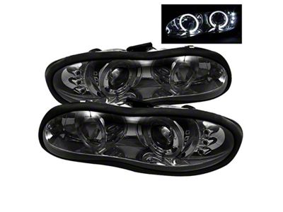 Spyder Auto Chevy Camaro 98-02 Projector Headlights LED Halo LED Smke - 5009258
