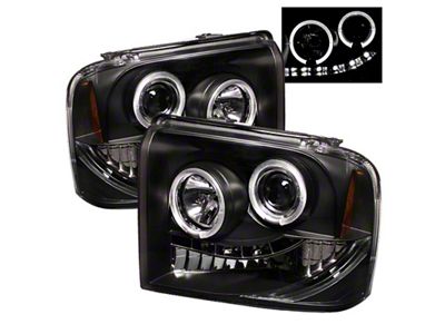 Spyder Auto Ford F250/350/450 Super Duty 05-07 Projector Headlights LED Halo- 5010544