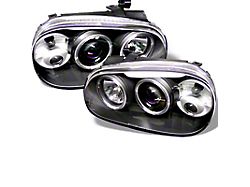 Spyder Auto Volkswagen Golf IV 99-05 Projector Headlights LED Halo Black - 5012159