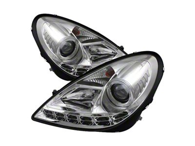 Spyder Auto Mercedes Benz SLK 05-10 Projector Headlights Halogen Model- DRL - 5032539