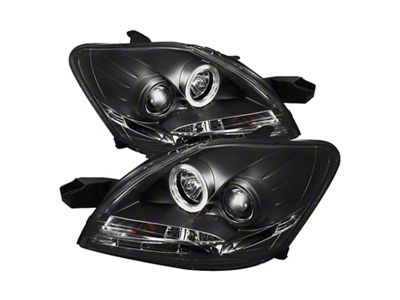 Spyder Auto Toyota Yaris 07-11 4Dr Projector Headlights LED Halo DRL - 5038944