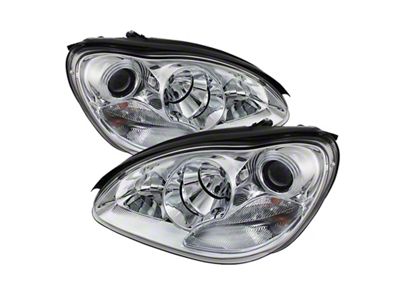 Spyder Auto Mercedes Benz S-Class 03-06 Projector Headlights Xenon/HID Model- Chrm - 5070036