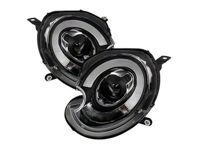 Spyder Auto Mini Cooper 2010-2012 Projector Headlights Xenon/HID Model- DRL Blk - 5080615