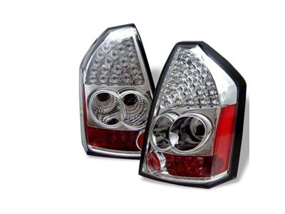 Spyder Auto Chrysler 300 05-07 LED Tail Lights Chrome ALT-YD-CHR305-LED-C - 5001634