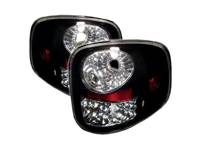 Spyder Auto Ford F150 Flareside 97-03 LED Tail Lights Black ALT-YD-FF15097FS-LED-BK - 5003409