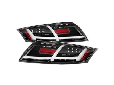 Spyder Auto Audi TT 07-12 LED Tail Lights Black ALT-YD-ATT07-LED-BK - 5081674