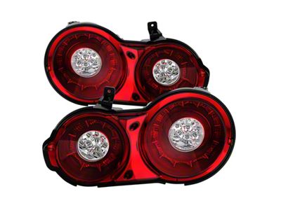 Spyder Auto 09-15 Nissan GTR LED Tail Lights Red Clear ALT-YD-NGTR09-LED-RC - 5082008