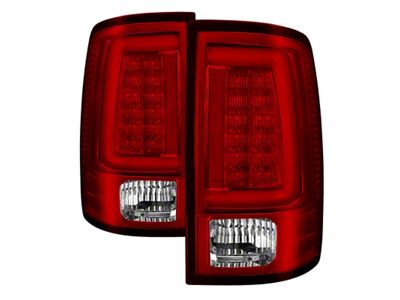 Spyder Auto 13-14 Dodge Ram 1500 LED Tail Lights - Red - 5084071