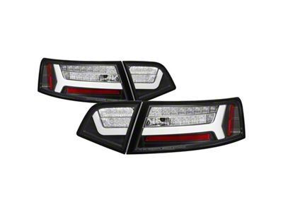 Spyder Auto 09-12 Audi A6 LED Tail Lights - Black ALT-YD-AA609-LED-BK - 5085160