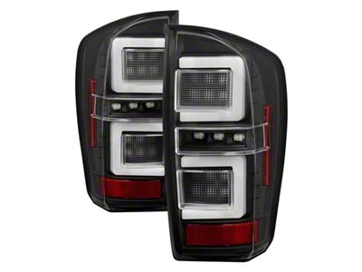 Spyder Auto 16-17 Toyota Tacoma LED Tail Lights - Black ALT-YD-TT16-LED-BK - 5085733