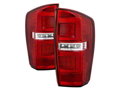 Spyder Auto 16-17 Toyota Tacoma LED Tail Lights - Red Clear - 5085757
