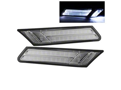 Xtune Porsche 911 997 05-07 Clear LED Bumper Lights Chrome - 5075338